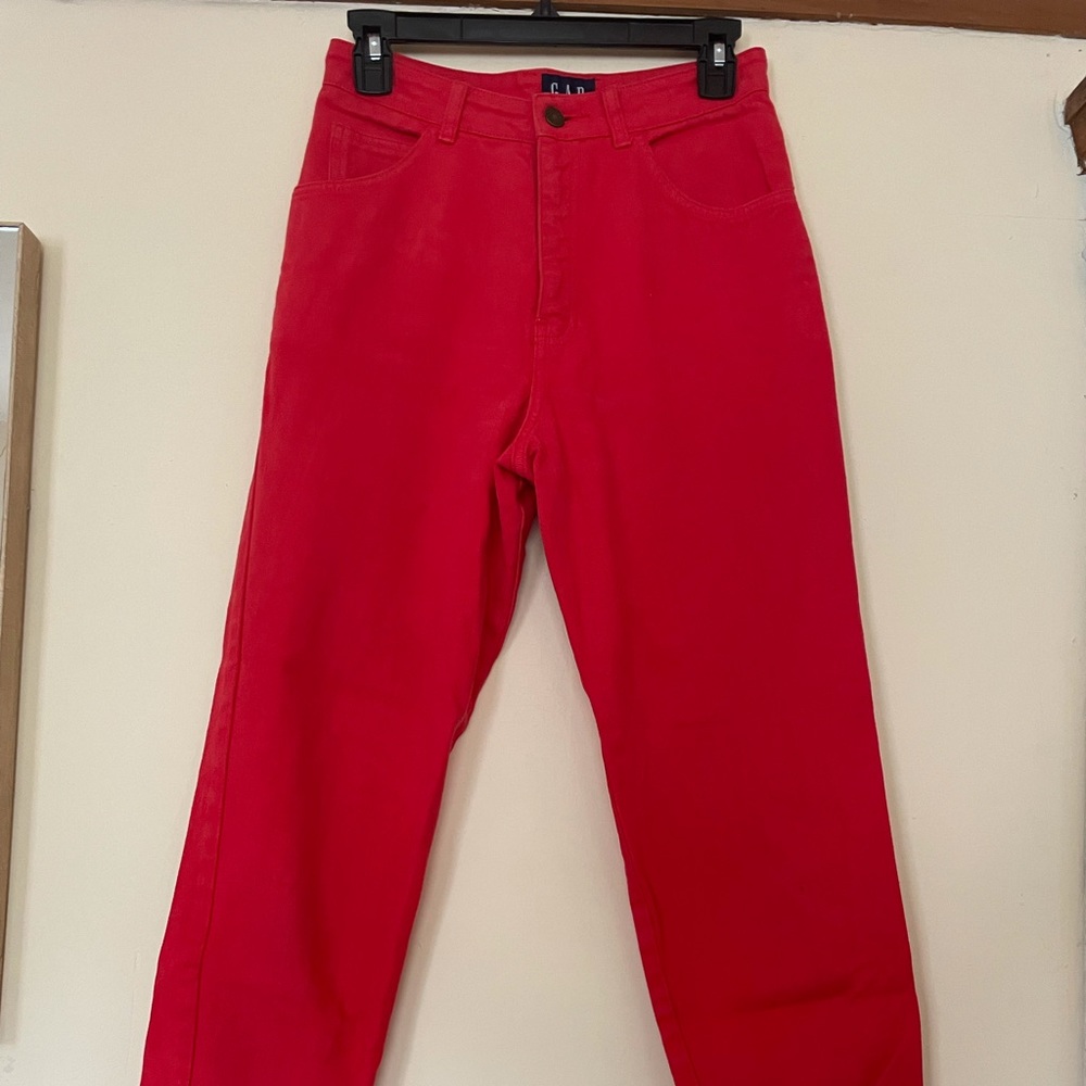 Vintage Gap poppy red jeans